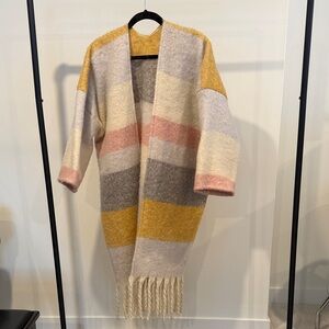Anthropologie Multicolor Striped Cardigan